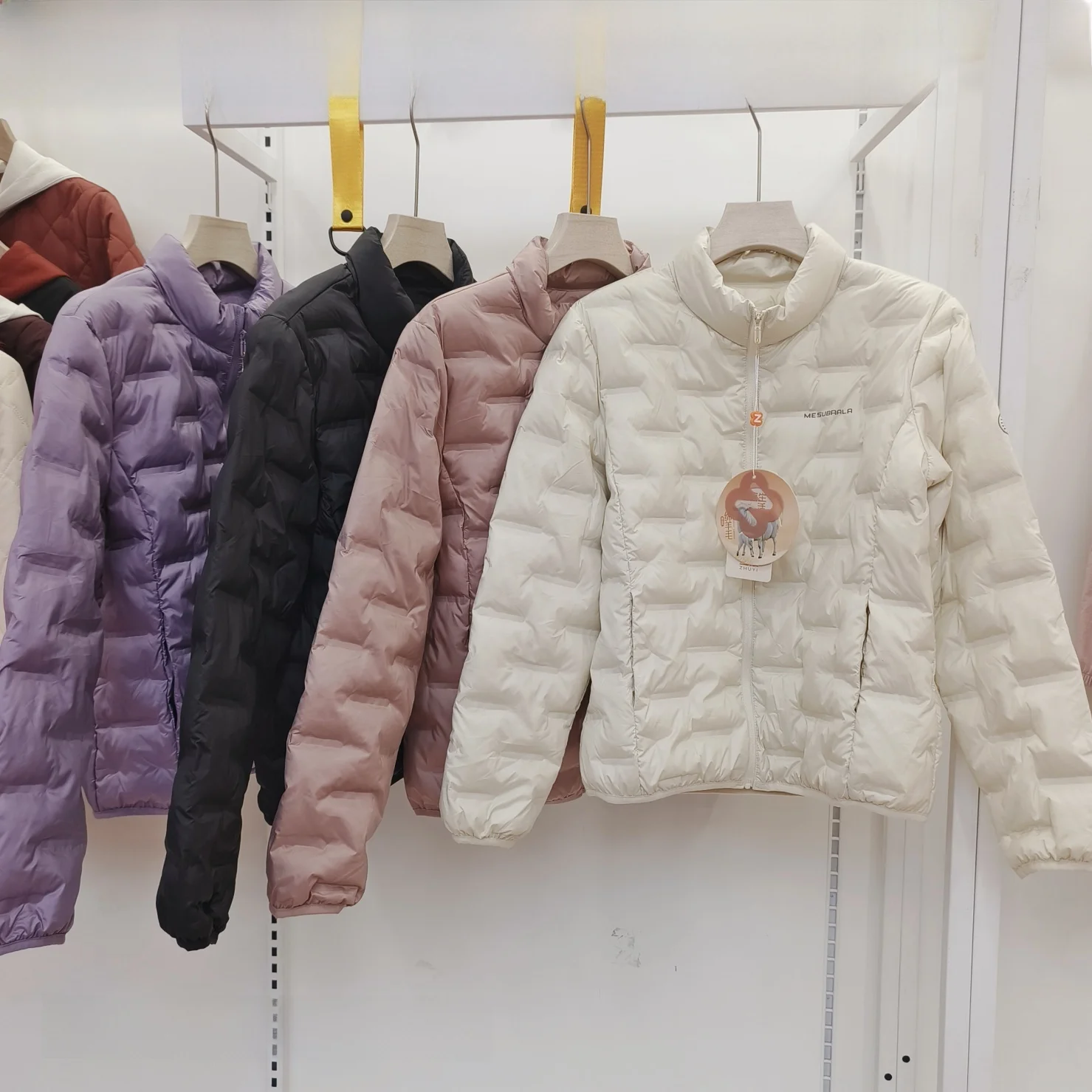 

Тепло женское шерстяное пальто Jaet ort Sle Inner Wear Commute Straight Cut Zipper Closure Pure Color Winter Coat Tag]] Brand