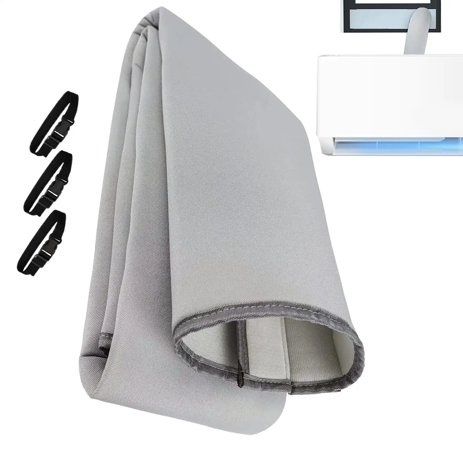 

Портативная крышка шланга переменного тока, крышка шланга кондиционера с 3 регулируемыми ремнями с пряжкой, запчасти для бытовой техники, аксессуары