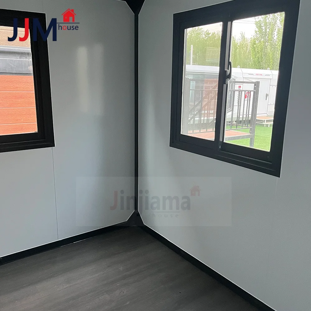 Customized Insulated Glass Prefabricated Houses 5 Room Trailer Container Home Solar Panel For Office Building For Indonesia view 5