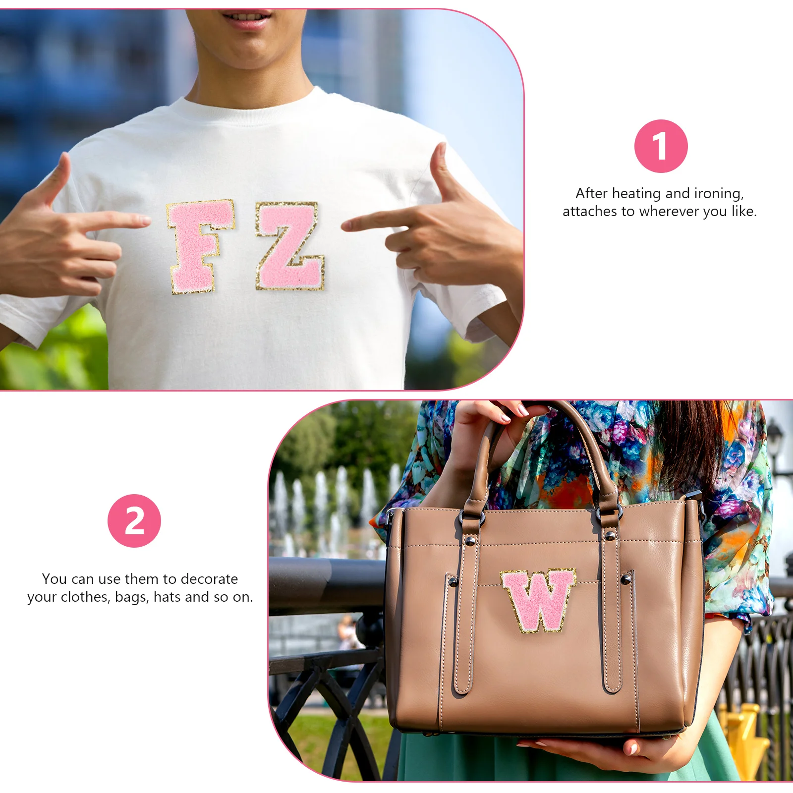 

26 Pcs Appliques Clothes Repair Bag Decors Iron Repair Letter On Patches Bag Letter Patches Decors Premium Material