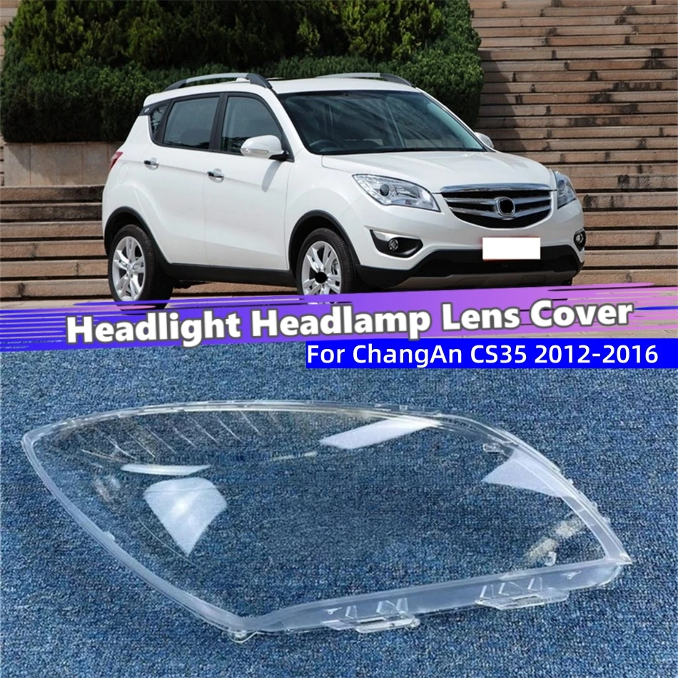 For ChangAn CS35 2012 2013 2014 2015 2016 ​Auto Accessory Polycarbonate High Gloss Fully Transparent Dust Cover For Headlights