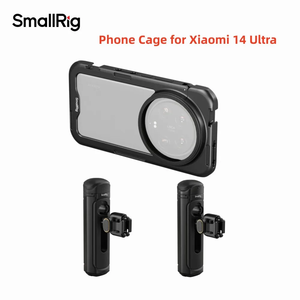 

Smallrig Phone Cage Case Photography Rig Kit with 67mm Filter Adapter for Xiaomi 14 Ultra Mobile Video Filmmaking 4402 4403 4733