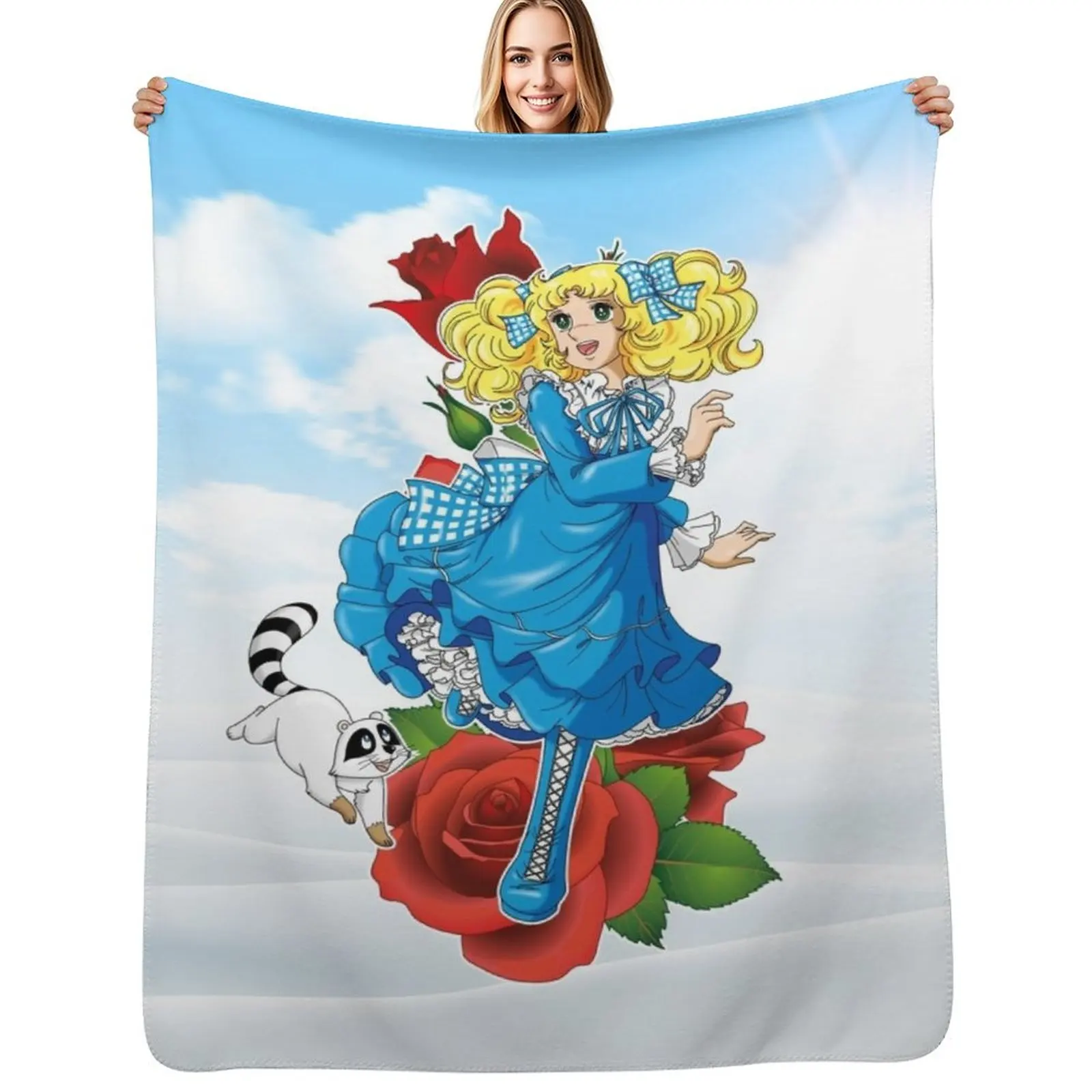 

Candy & Klin (Winter edit.) Throw Blanket Loose Cute for babies Soft Blankets