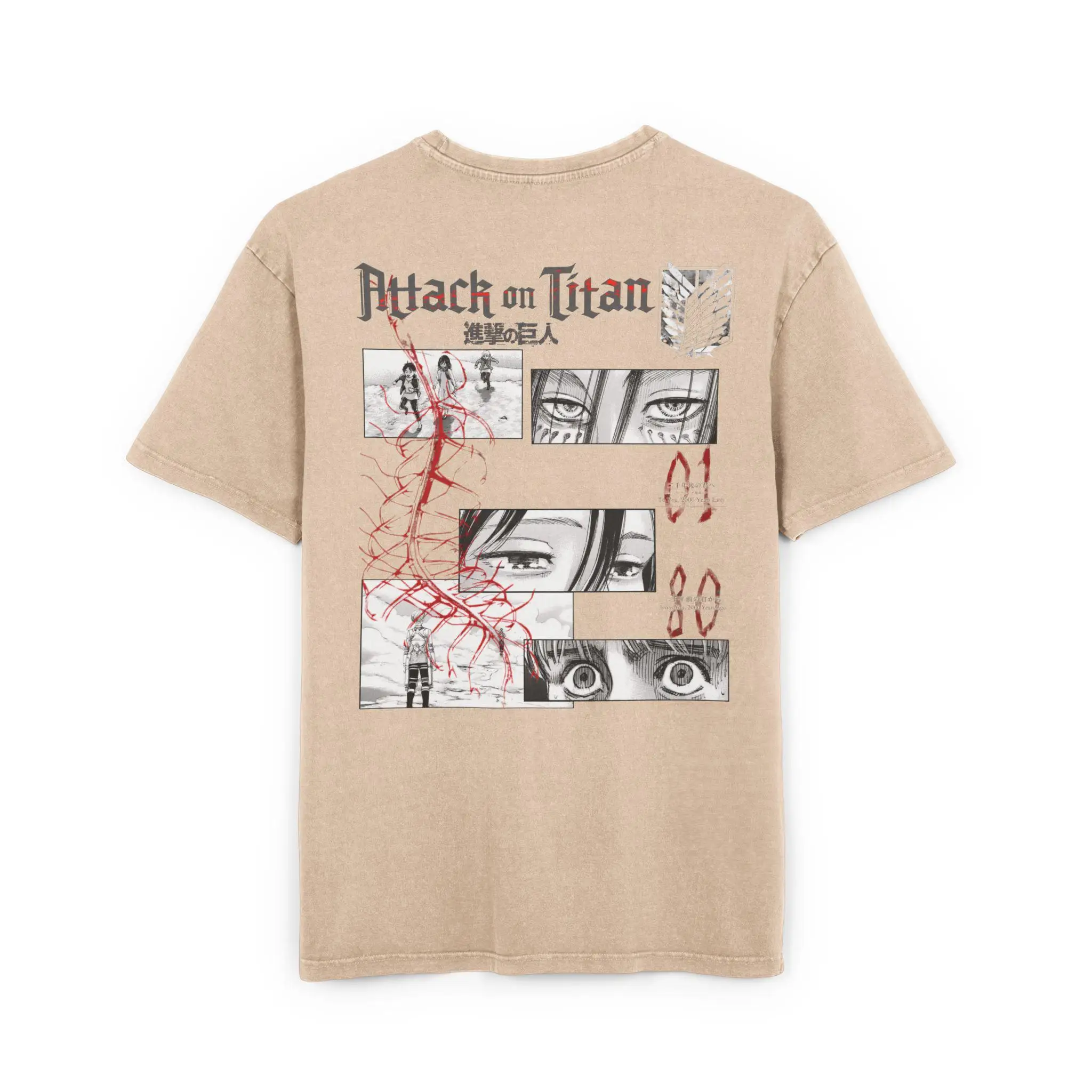 Attack on Titan, Eyes Never Lie 2026 Men's and Women's Summer Cotton T-Shirt - Comfortable and Breathable Top Fan Souvenir Gift
