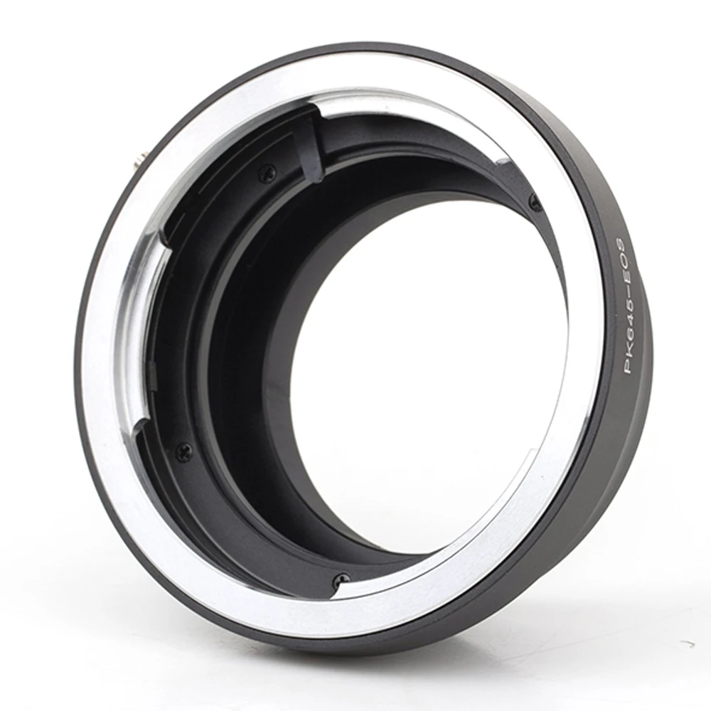 Adaptador de cámara Pixco para lente Pentax 645 a Canon (D)SLR