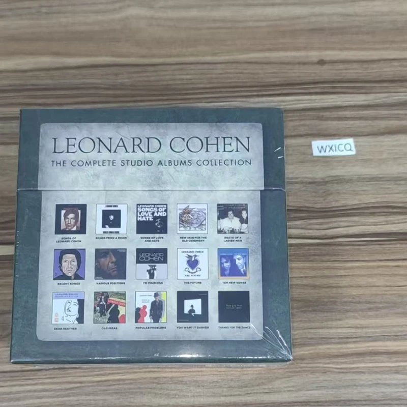 CD Musik Ballad Leonard Cohen Koleksi Album Studio Lengkap Hallelujah 15 Buah Kotak Soundtrack Mobil Cosplay Rekaman Musik