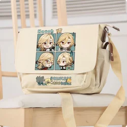 Anime Genshin Impact Kaveh School Bag, Student Messenger Handbag, Adolescentes Moda, Lazer