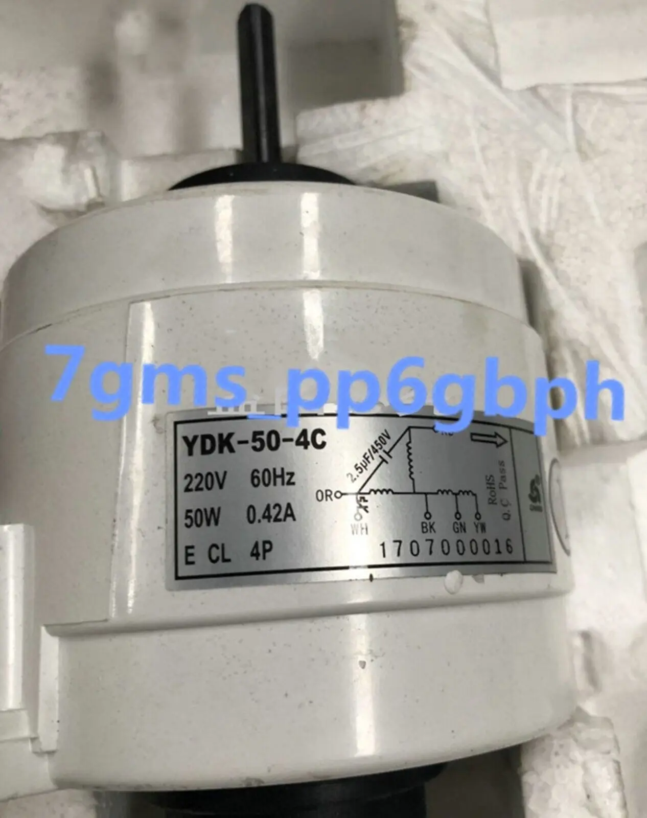 1 PCS NEW Chi-ko air conditioning duct fan motor  YDK-50-4C