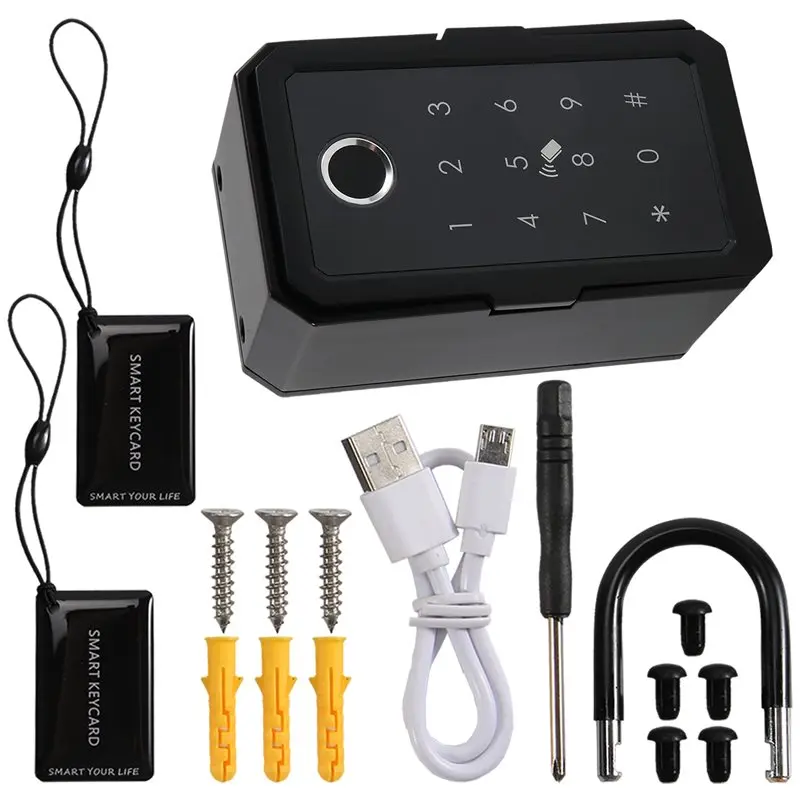 B29C-Smartkey Lock Box, Home Key Wireless Smartlock Box, Electronic Key Box App Digital Code Bluetooth Key Safe For Host Durable