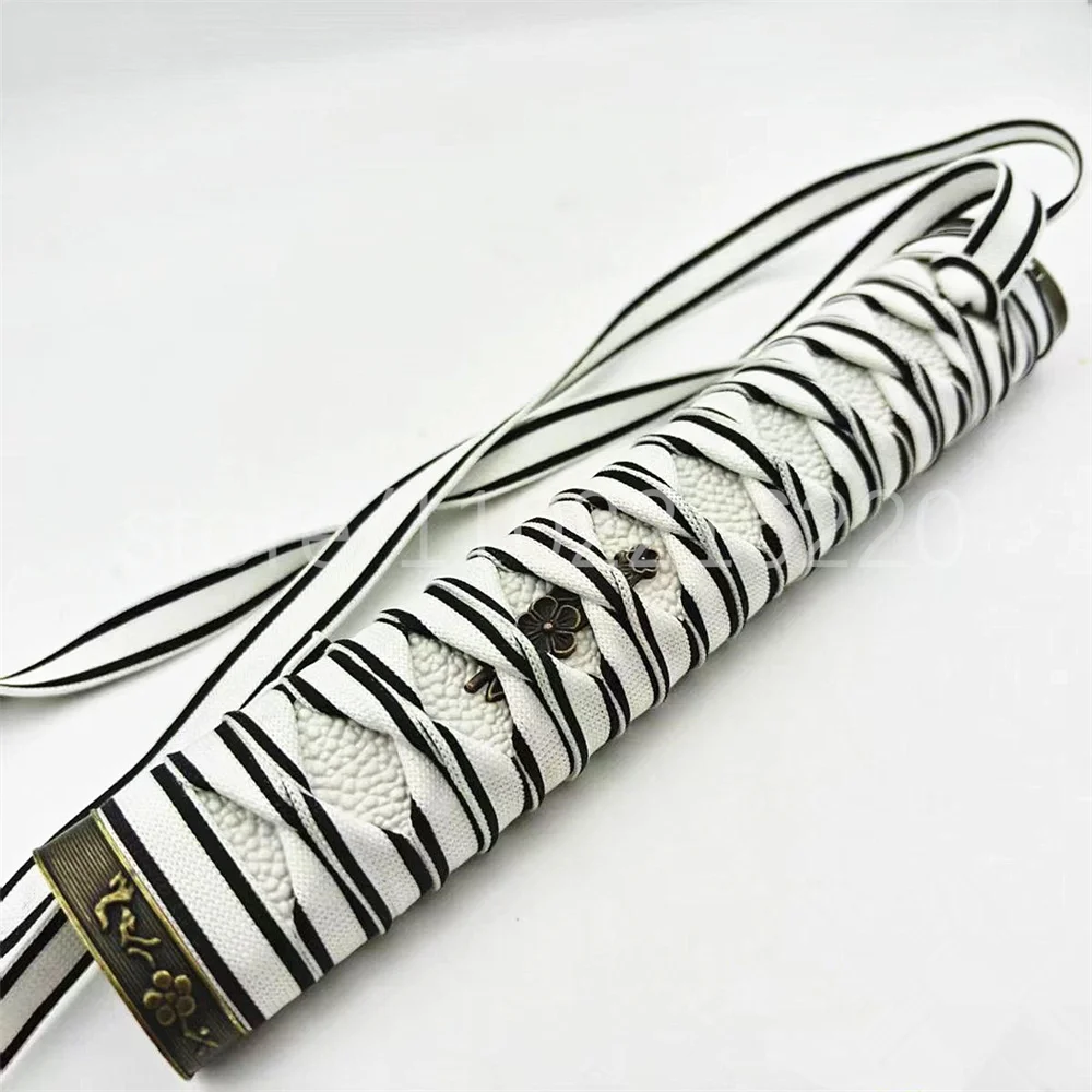 Very Unique Two Tone Handle Battle Tsuka Hilt Alloy Fuchi Kashira Menuki For Japan Real Japanese Samurai Katana Fittings