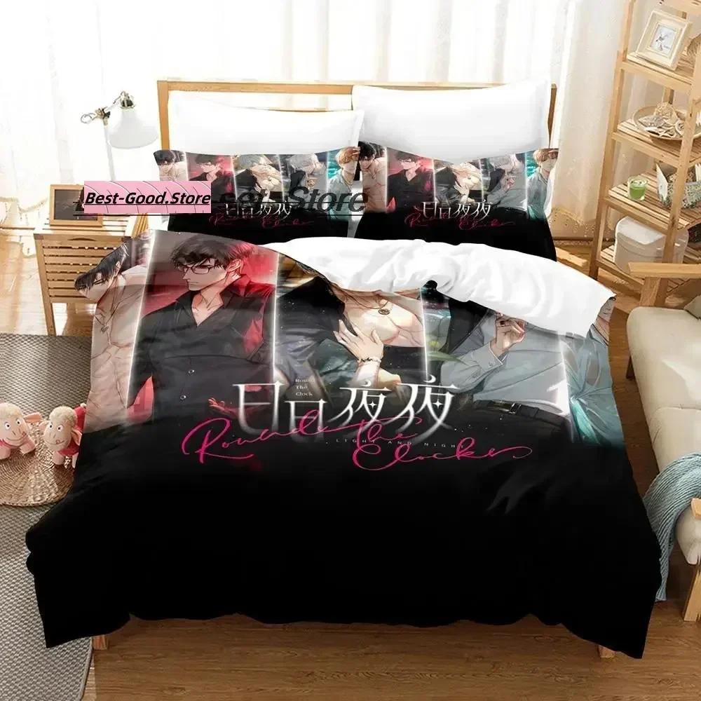 Game Light and Night Stand Osborn Evan Sariel Jesse Charlie Bedding Set Single Twin Full Queen King Size Bed Set Three piece set