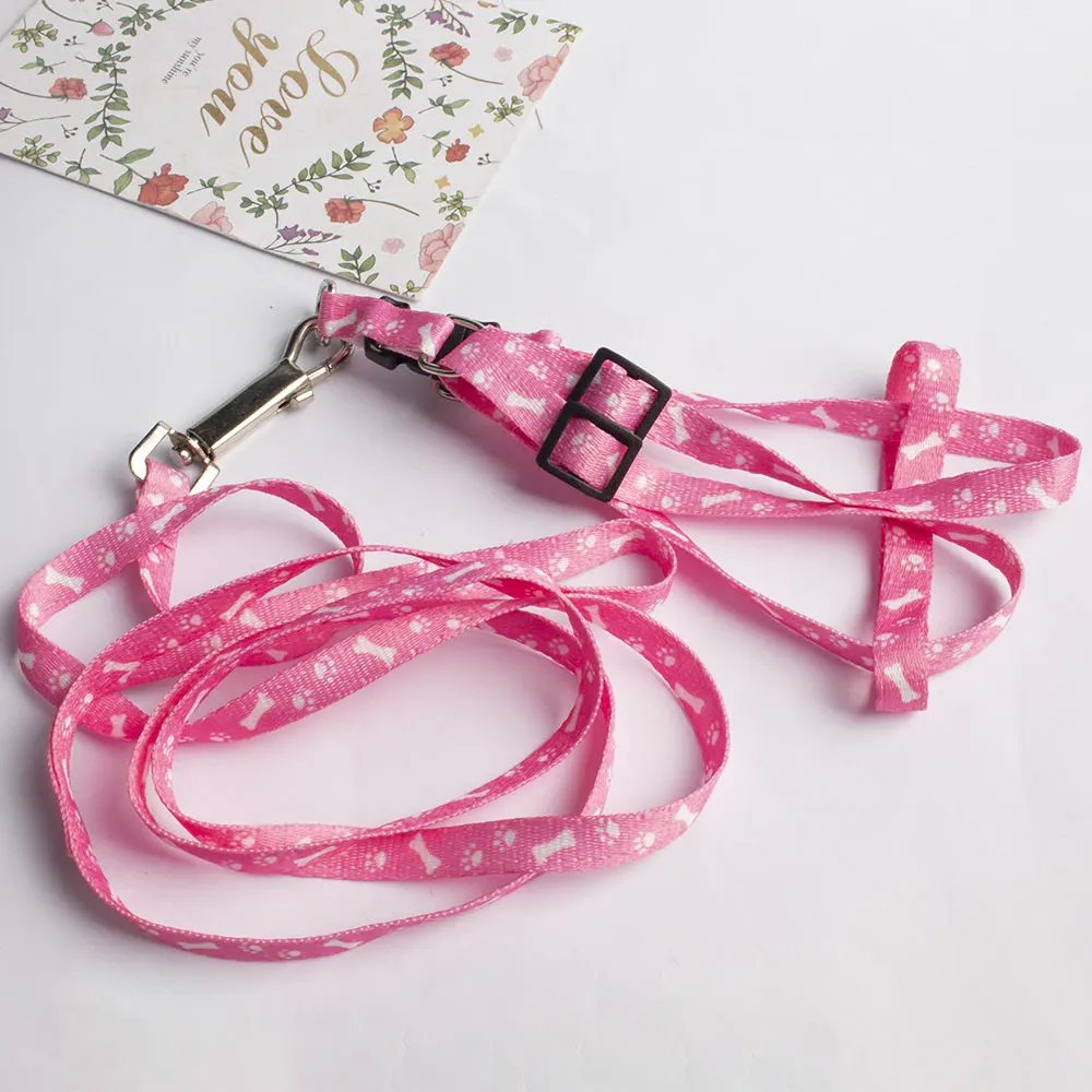 Small Pet Cat Puppy Kitten Rabbit Dog Harness Lead Leash Collar Same Day Post, Dropshipping , Wholesale