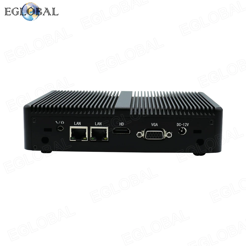 Imagem -04 - Eglobal Fanless Computador Industrial Mini pc Desktop Intel Celeron 2955u i5 4200u i3 5005u 2rs232 com Lentes Mais Barato