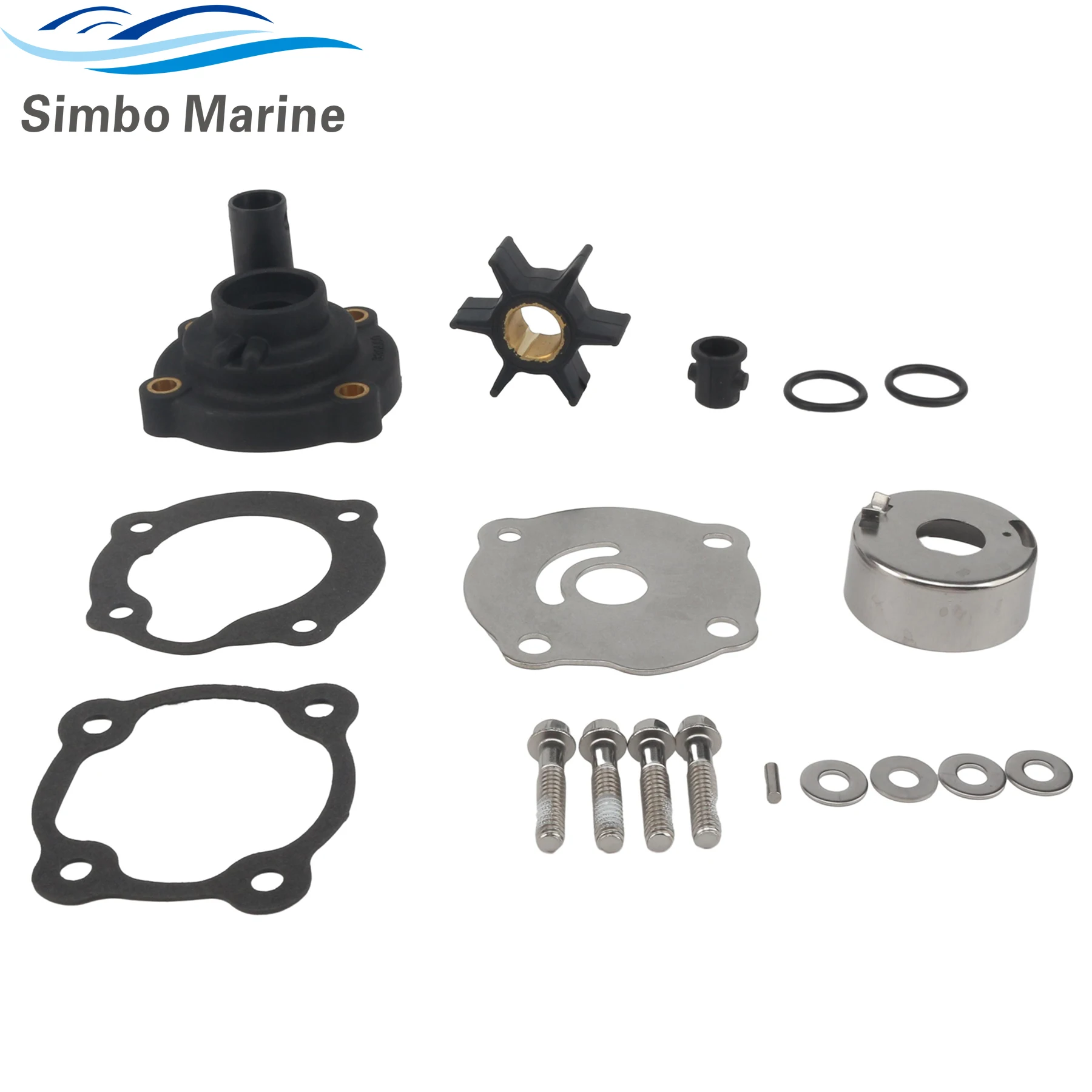 

Outboard Water Pump Impeller Repair Service Kit for Johnson Evinrude OMC 25 35 HP Boat Motor Engine 389611 0389611