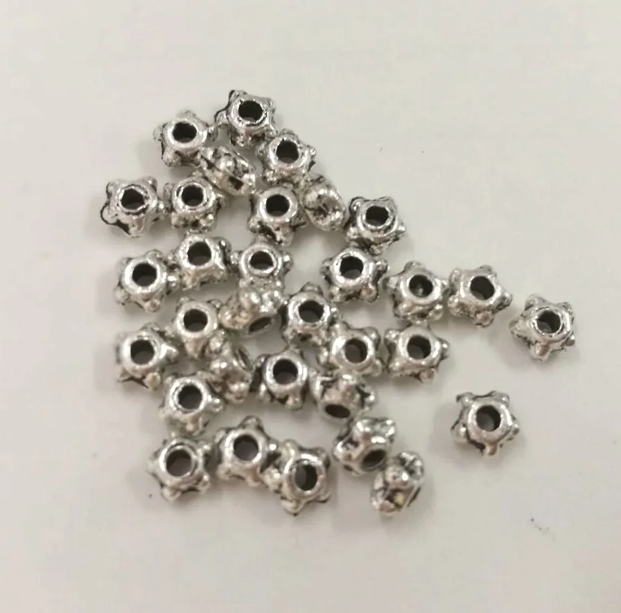 

200pcs Tibetan Silver Color Spacer Beads 3X2mm H0089 Beads for Jewelry Making