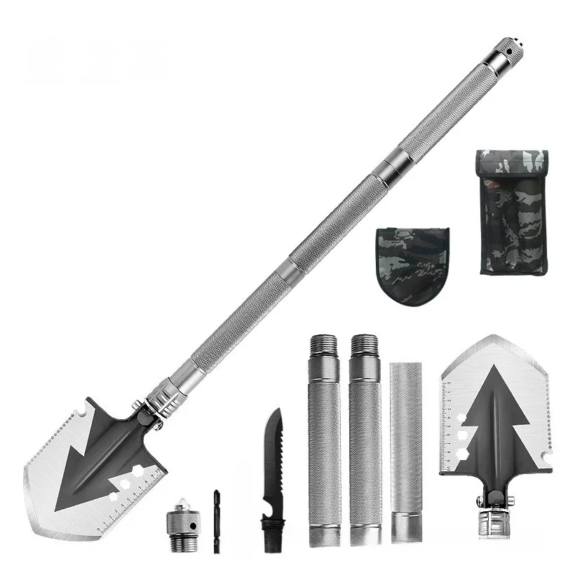 Gardening Shovel Garden Farmland Hand Shovel Outdoor Survival Multifunctional Shovels Tourist Metal Small Spade Sapper Spatula