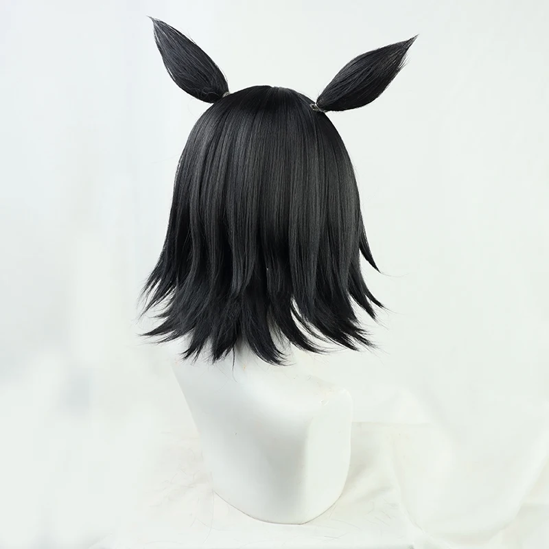 ウマ娘 プリティーダービー 勝利チケット コスプレウィッグ 耳 尻尾 ハロウィンパーティー衣装小道具 人工毛 耐熱ファイバー