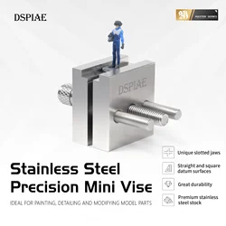 DSPIAE AT-MV Precision Stainless Steel Mini vise For Gundam Military Models Making Hobby DIY Tools