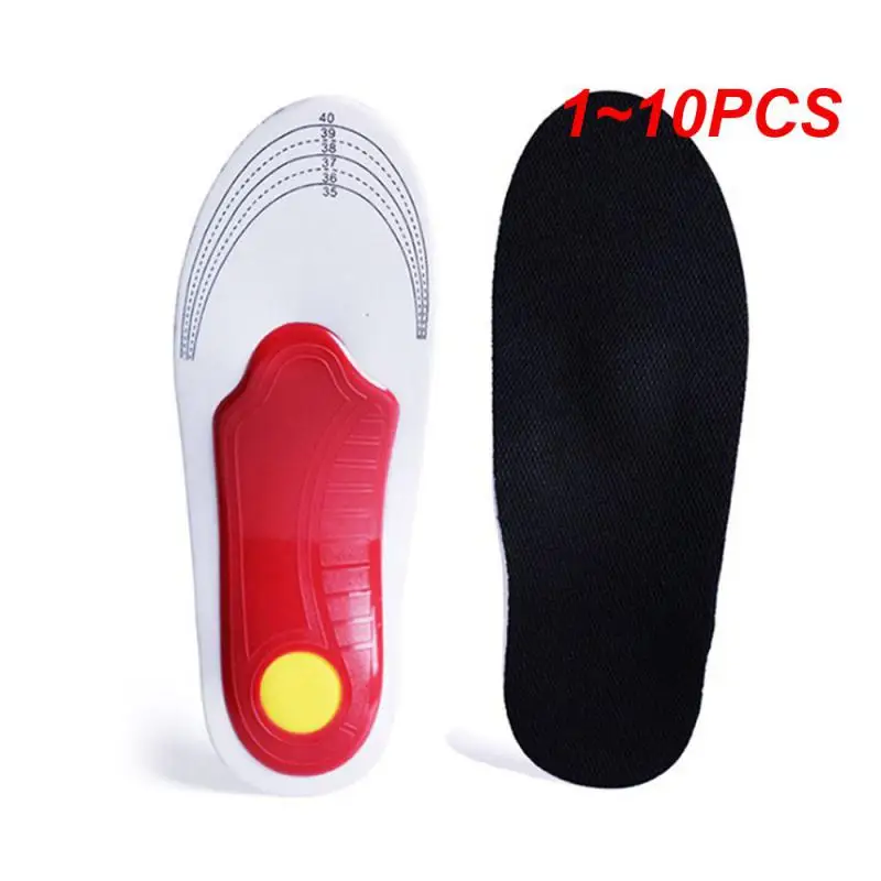 1~10PCS Vent Cushion Improved Arch Foot Arch Support Cushion Black Foot Arch Pad Insoles Pain Relief Corrective Insoles 40-