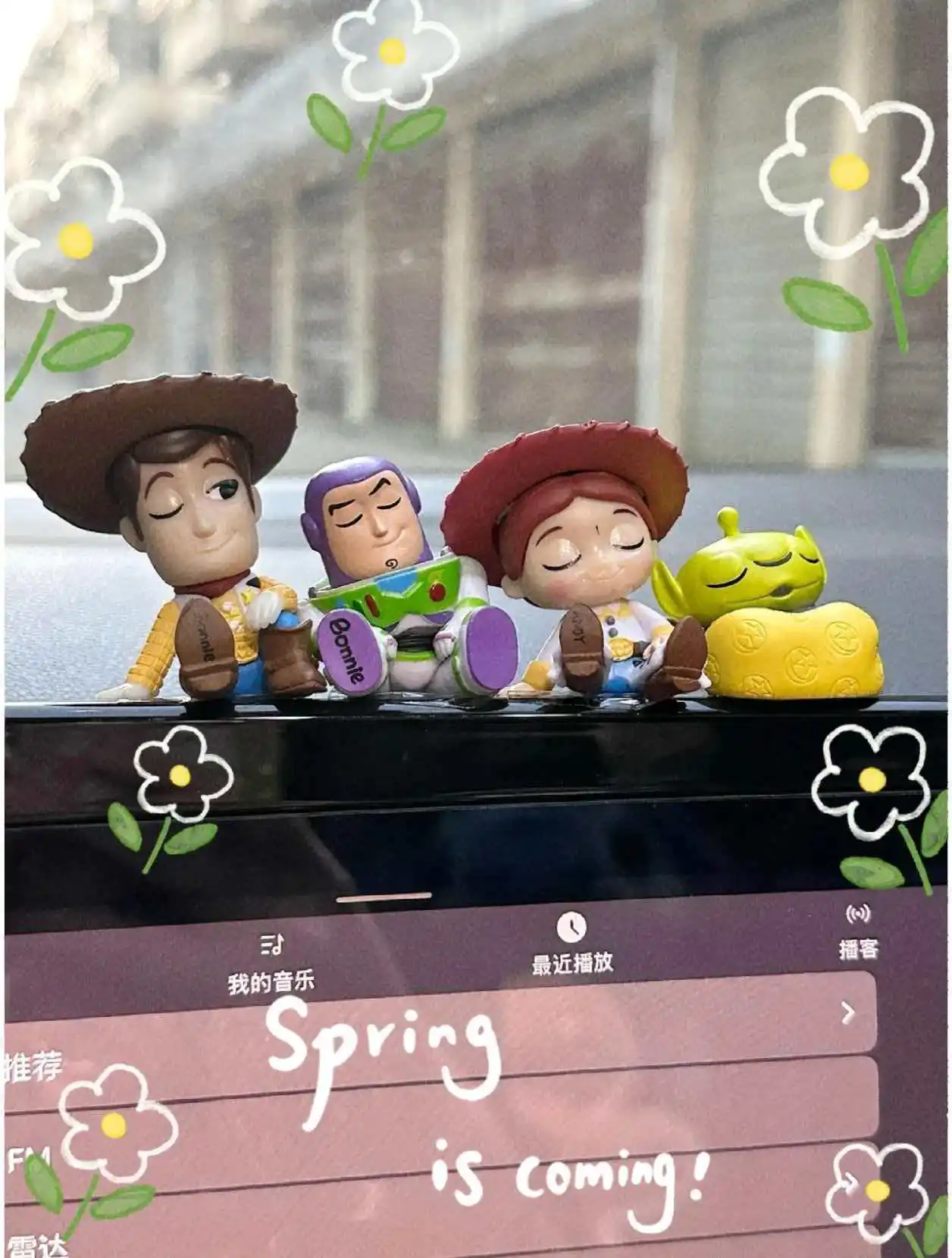 

New Product In Stock Toy Mobilization Three Eyed Woody Shoulder To Shoulder Blind Box Cute Figurine Desktop Ornament Surprise