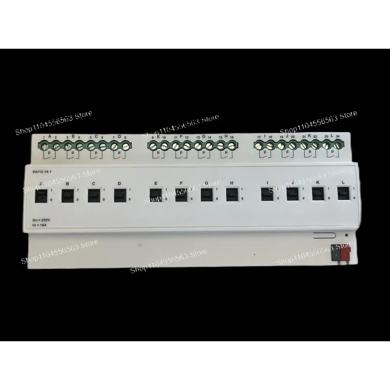 8/12-Channel KNX Switch Actuator Module, 16A Current Rating