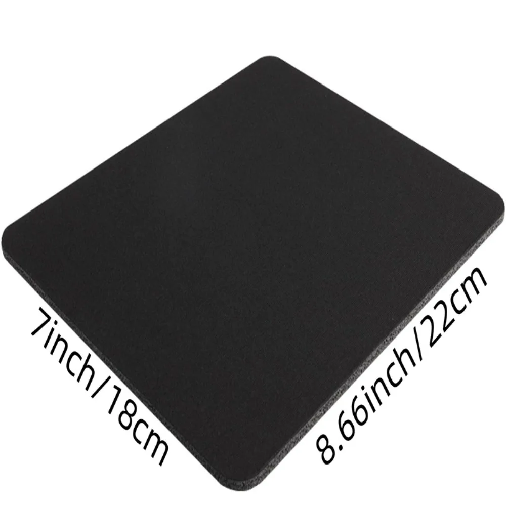 Standard Size Mouse Pad with Soft Surface and Anti Slip Rubber Bottom for Office PC Setup