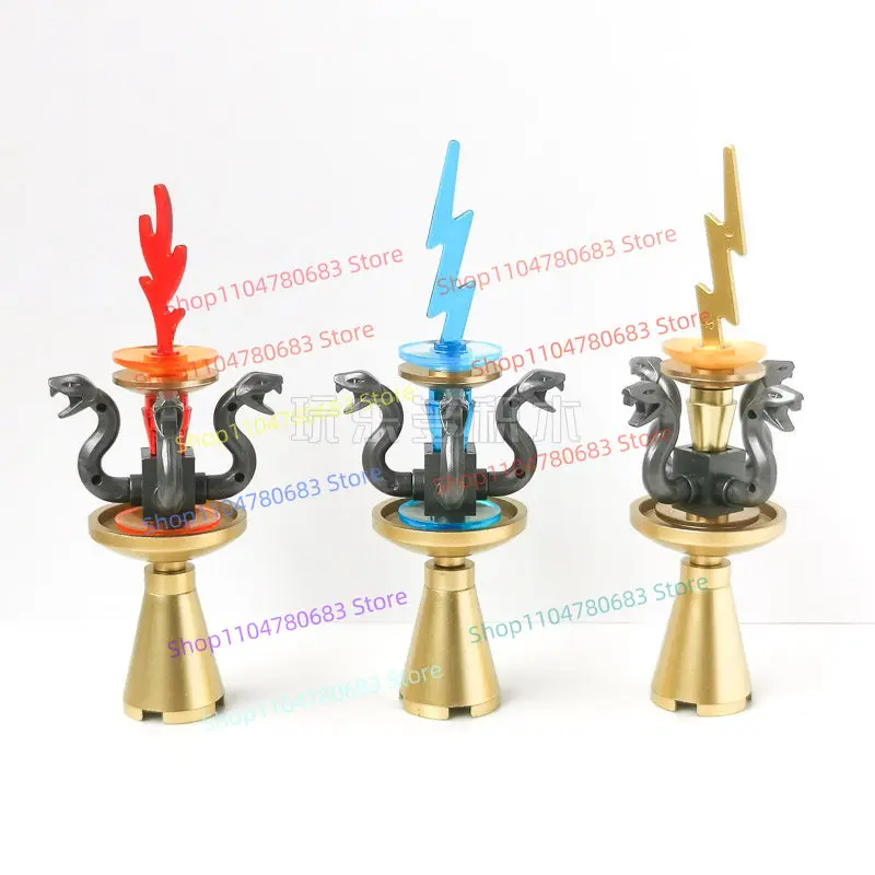 

Новые строительные блоки MOC: Сцена алтаря с огненной змеей, сборные и соединяемые игрушки, коллекционные украшения, праздничные подарки