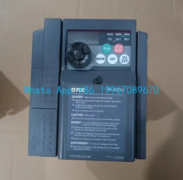 

Used Frequency Converter FR-D740-012-NA FR D740 012 NA Normal Function Tested OK