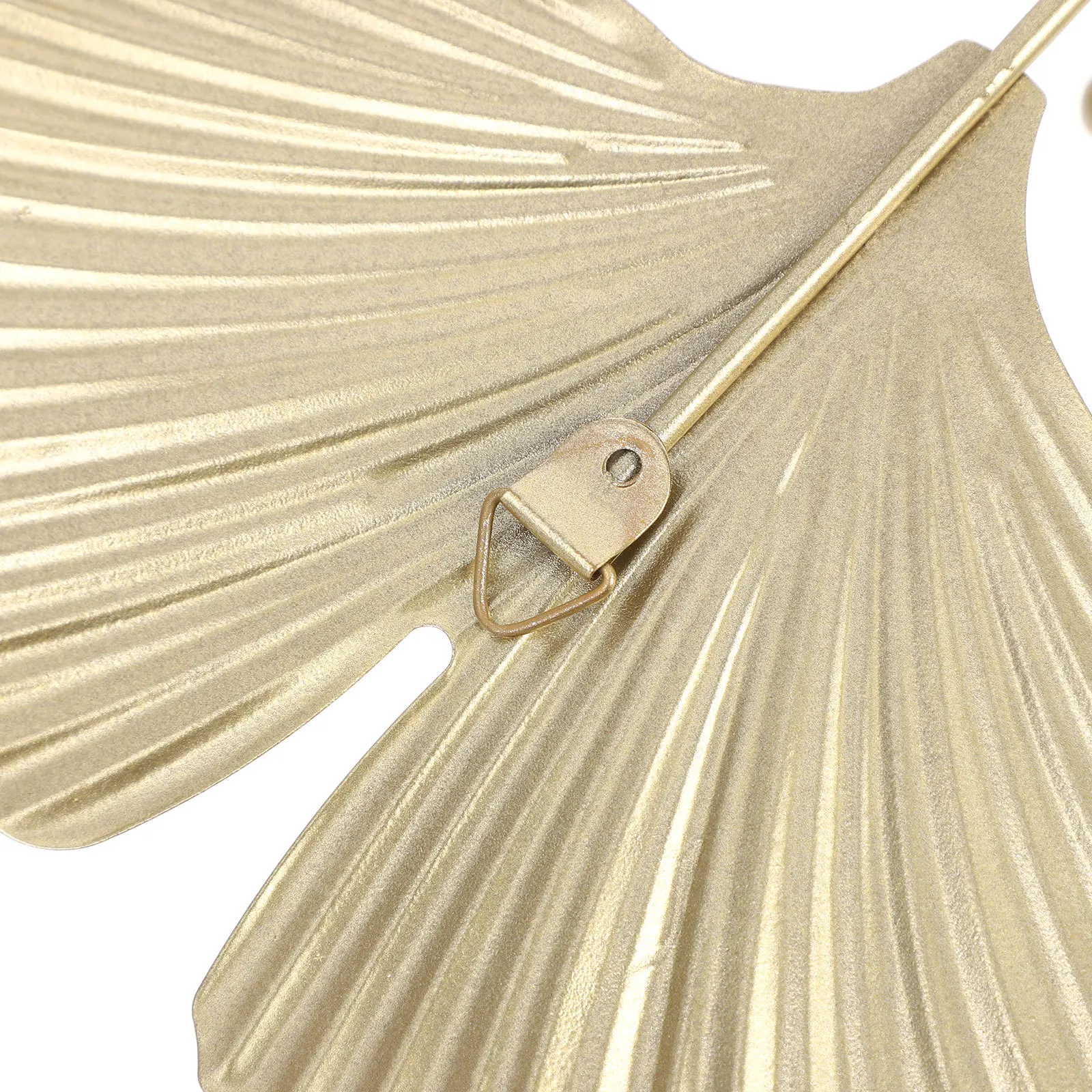 

1pc Wall Hanging Decor Leaf Design Golden Iron Hook For Home Bathroom Kitchen Organizer Decorative Wall Pendant