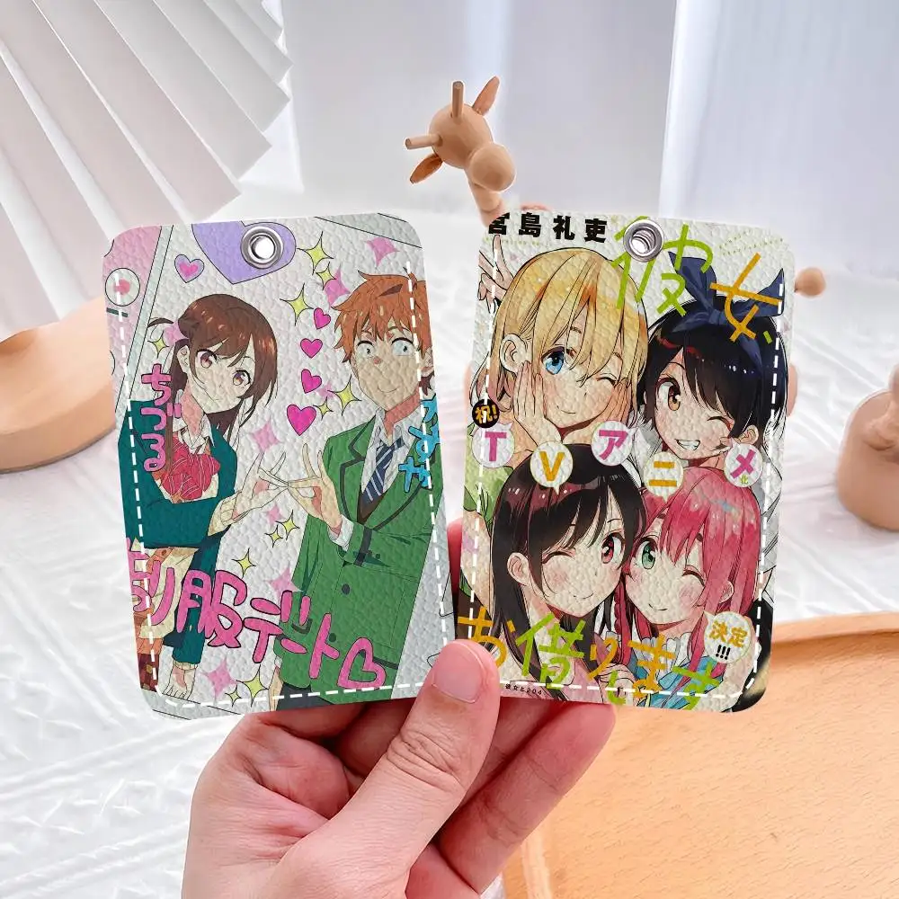 

1pc Ichinose Chizuru Anime Rent-a-Girlfriend Fashion Leather Card Wallet Slim ID Protector for Office and School