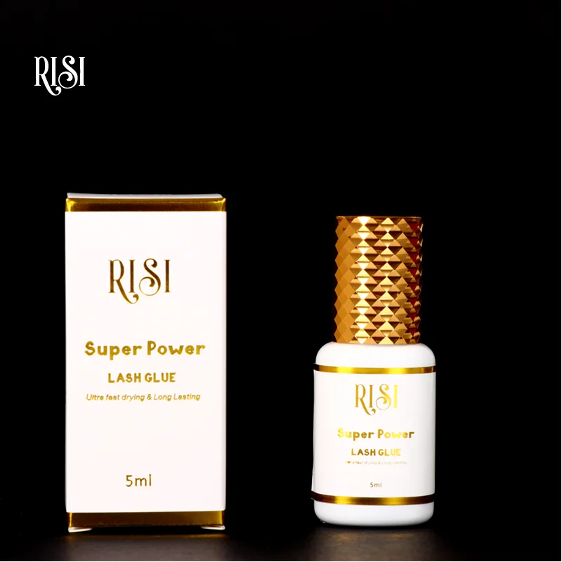 RISI Professional 1s Super Power 9 settimane Estensioni ciglia forti Colla per ciglia Adesivo per colla per extension ciglia ad asciugatura rapida