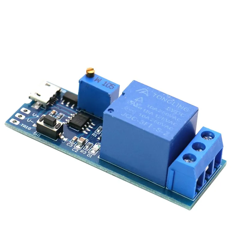 Wide voltage 5V-30V trigger delay relay module, timer module, delay on, delay switch