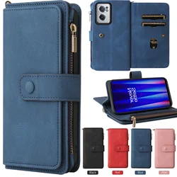 For Oneplus Nord 5 5G 15-Card Zipper Leather Wallet Case OnePlus 15 15R 15T 13 R Luxury Funda One Plus Nord CE 2 4 Lite 6 Cover