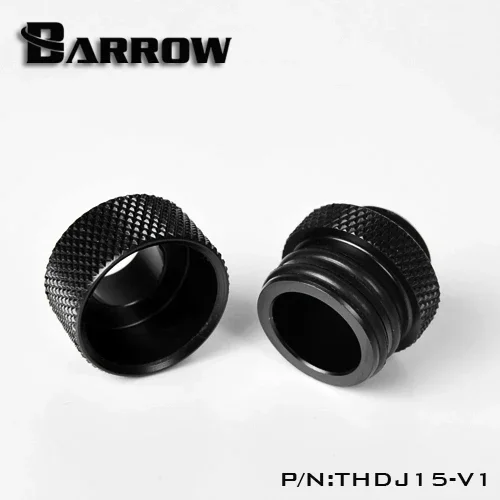 Barrow Putih Hitam Perak Emas G1 / 4 "Laki-laki Ke Laki-laki Konektor Rotary/Extenders (15-16.5Mm) PC Sistem Pendingin Air THDJ15-V1