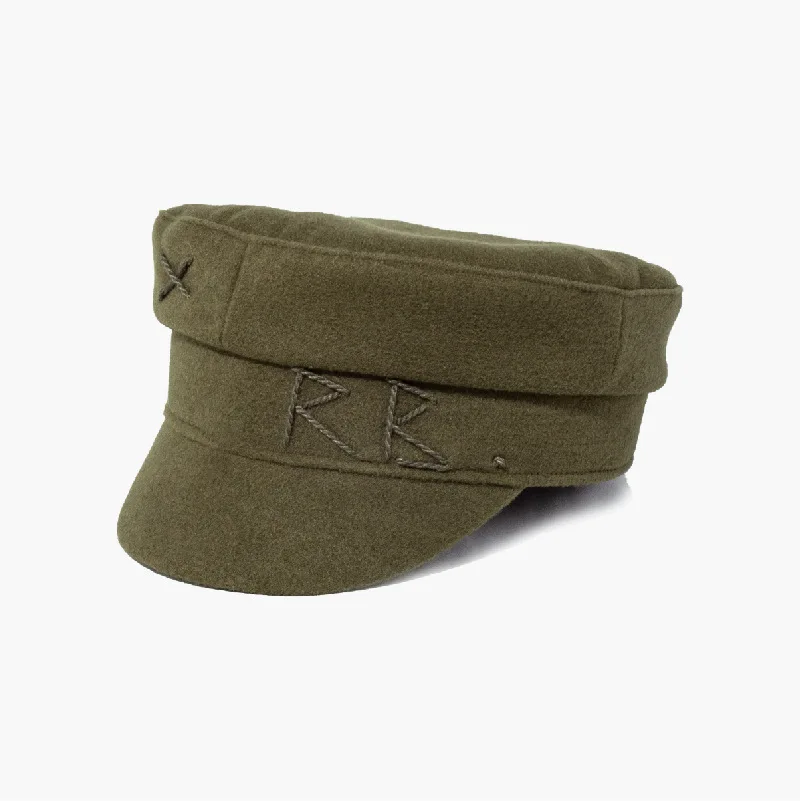 Brand Designer Women Flat Visor Cap Militray Caps Winter Wool Newsboy Caps S M L