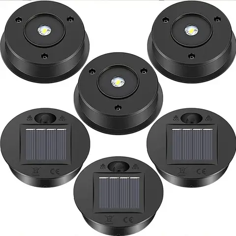 7cm/8CM Solar Light Replacement Top 1.2V Waterproof LED Solar Panel Lantern Lid Light Solar Lantern Top Outdoor Decor Garden