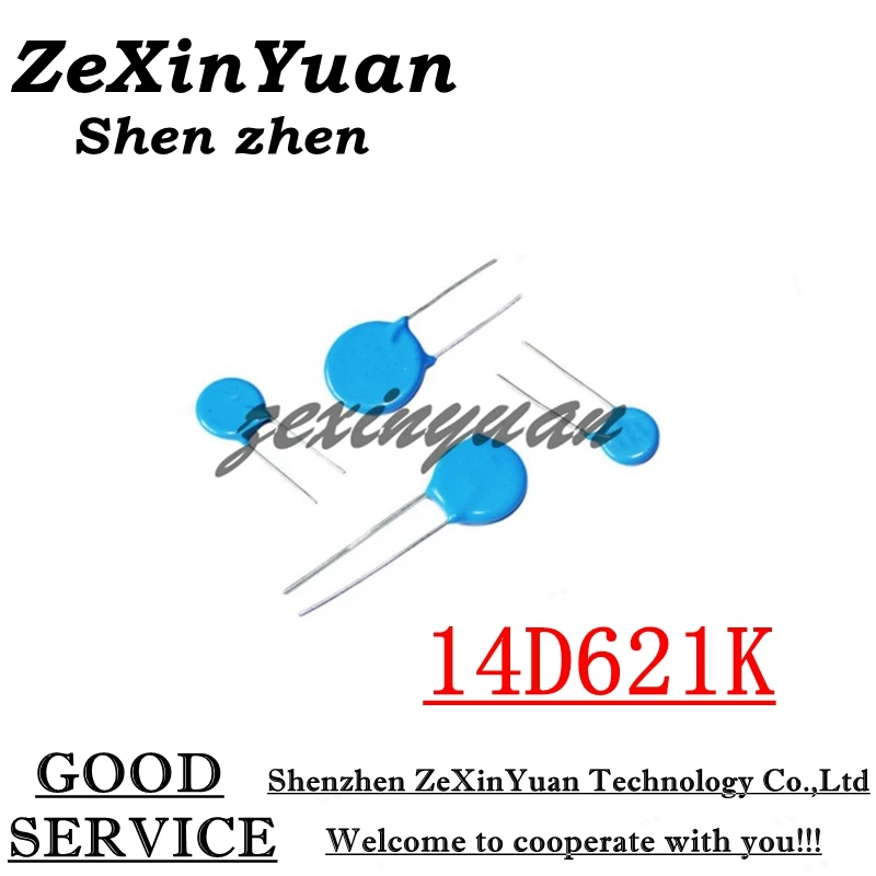 10ピース/ロット14D621K 620v 14D621 621KD14 14ミリメートルバリスタpiezoresistor