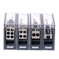 1PCS 1 in 1/2/4/6 Out 150A Din Rail Terminal Block Distribution Box One in Multiple Out Power Junction Box for Circuit Breaker