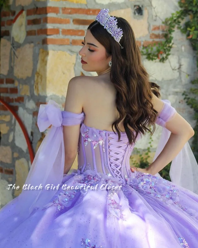 Melancholy Lilac Purple Quinceanera Dresses Sweetheart Elegant 15 Years Luxury Princess Gowns Sparkling Beaded Appliqued Prom