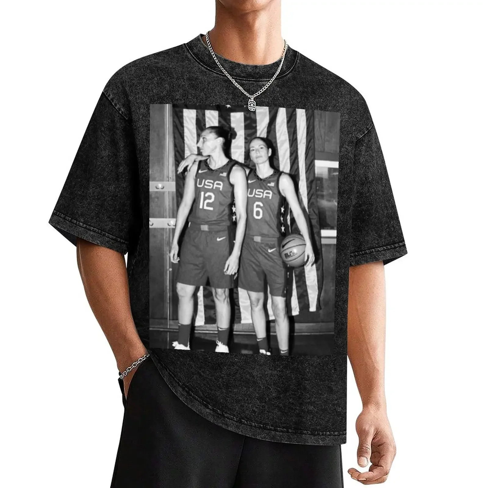 Sue Bird / Diana Taurasi T-Shirt tees customs design your own anime stuff workout shirts for men