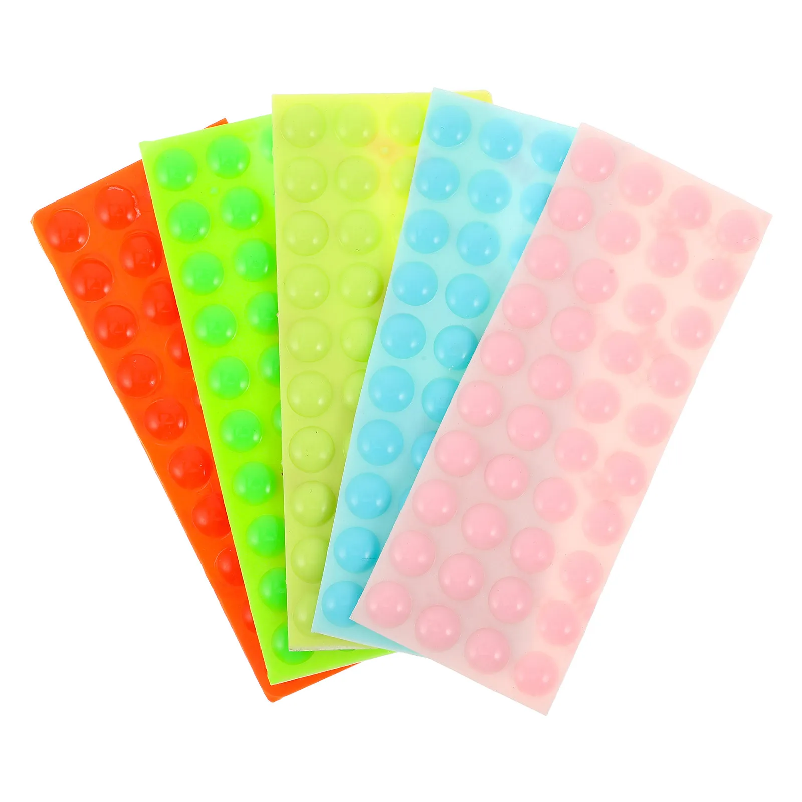 5Sheets Braille Stickers Silicone Bump Dot Multi Color Raised Tactile Markers Home Low Vision Aids Tactile Dots for Visually