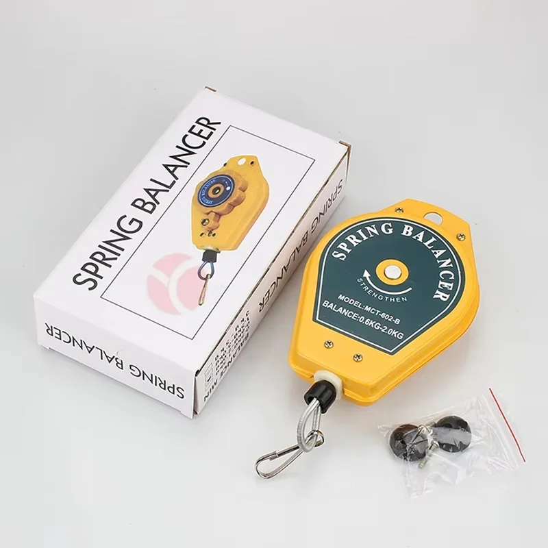 ใหม่ 0.6-2.0KG Spring Balancer เครื่องมือ Ergonomic แขวน Retractable สําหรับนิวเมติกและเครื่องมือไฟฟ้า