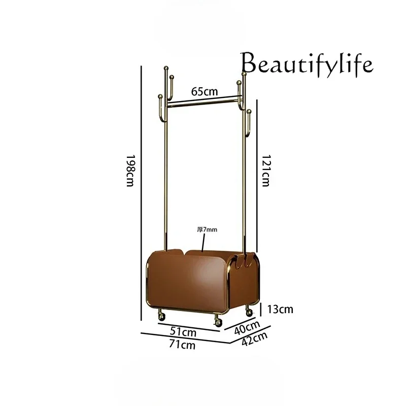 O Coat Racks Are Light And Luxurious, Space-saving, Removable Dirty Clothes Baskets, Multi-functional Bedside Storage Are Styli
