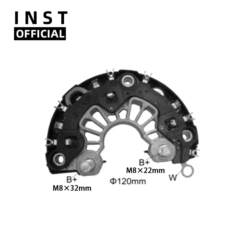ALTERNATOR GENERATORS RECTIFIER BRIDGE FOR  BR200  F00M133200 1205556 9198888  93190140 0124325163  0124325168 0124325221