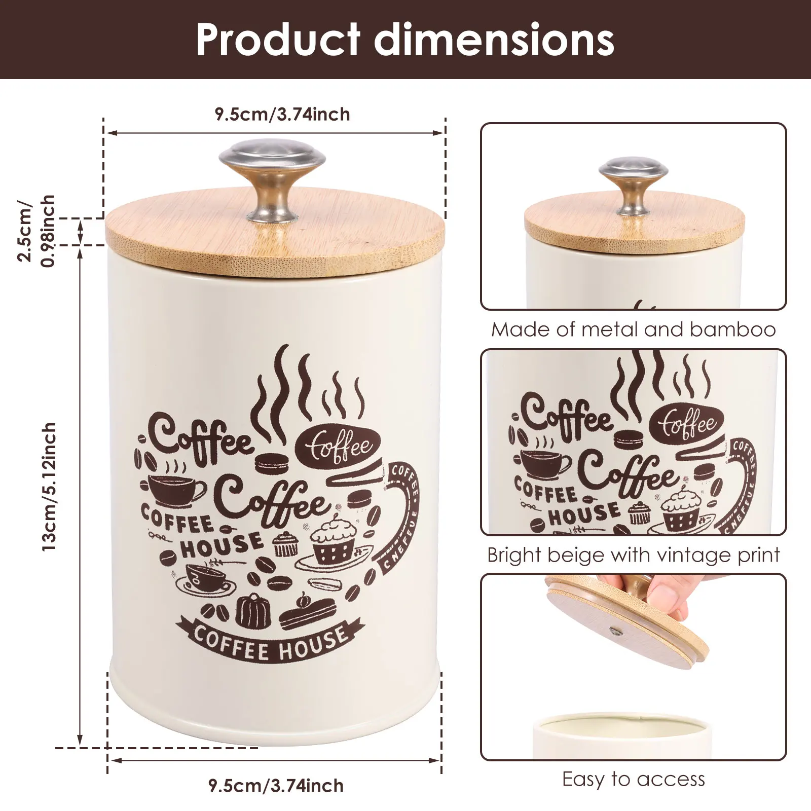 3 Stuks Thee Koffie Suikerbussen Met Deksel Metalen Voedselopslag Kan Veelzijdige Thee Koffie Suikercontainer Voor Keuken Opslag Leveranties