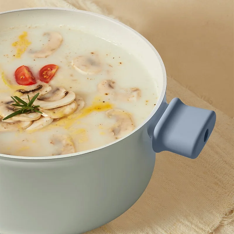 Многофункциональная посуда CaROTE 24 см, антипригарная Кастрюля для супа, кастрюля для молока, сковорода, пароварка для индукционной плиты и газовой плиты