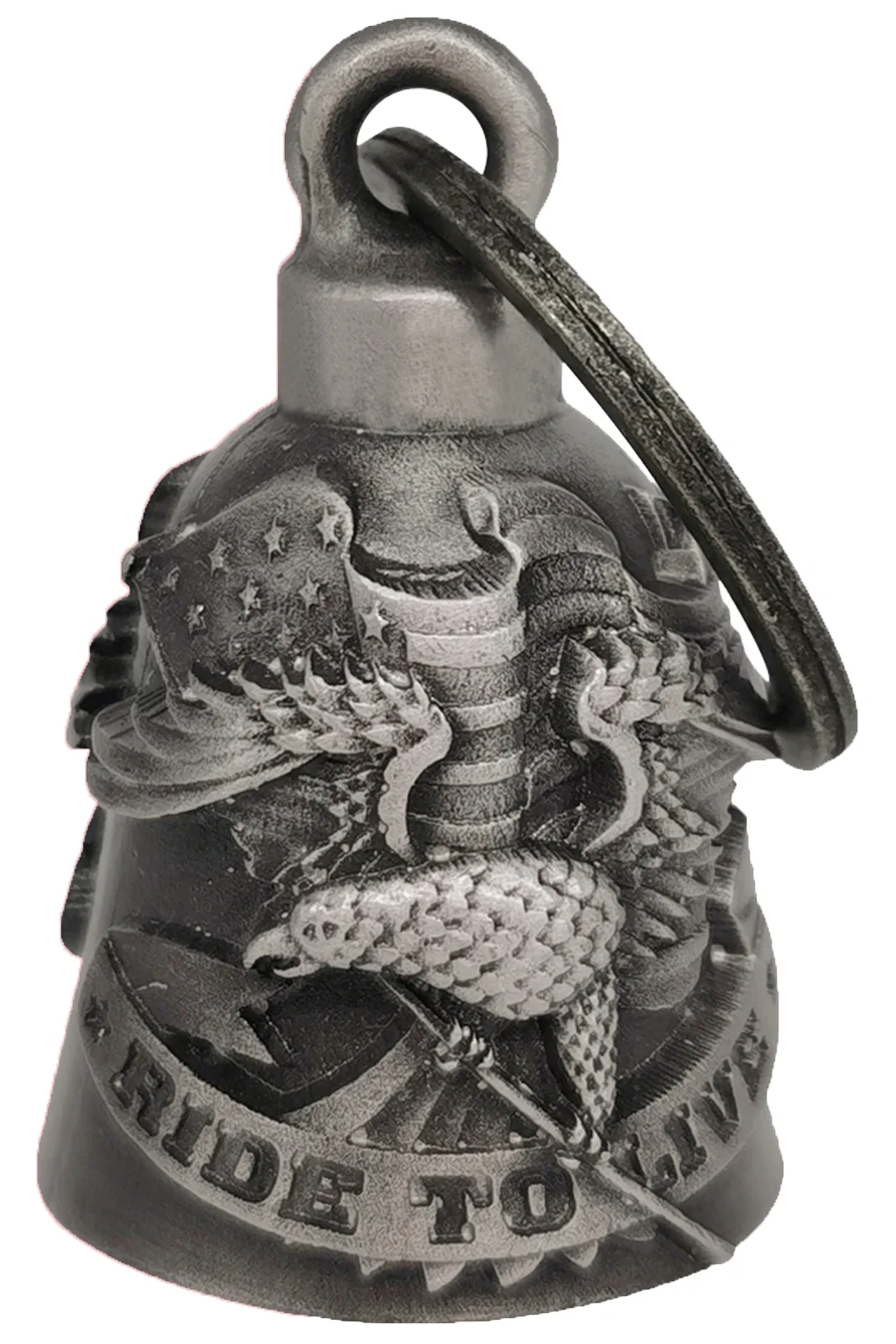 

3D Eagle Motorcycle Bell Guardian Angel Drive Away Gremlin, Biker Bell for Men Women Rider Riding, Good Luck Gift