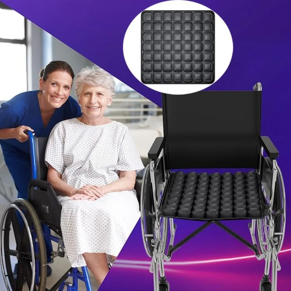 Air Bags Cushion 3D Air Cell Seat Cushion Square Breathable Ergonomic Chair Cushion High Rebound Anti-bedsore Chair Pad Office