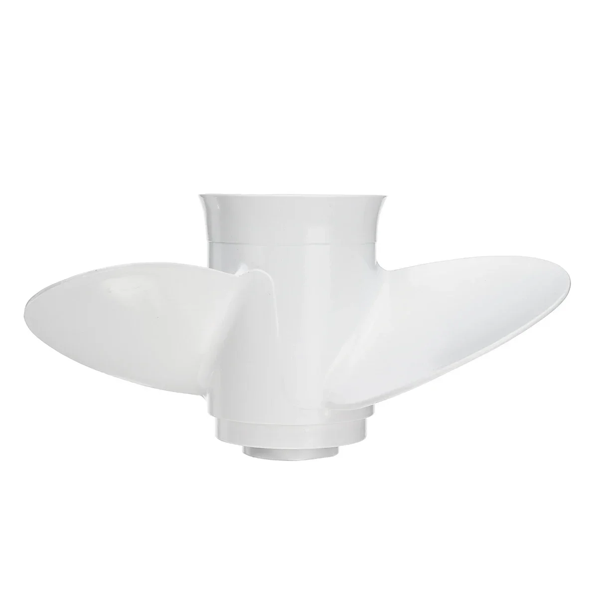 لياماها 20-30HP 664-45952-00-EL 9 7/8x14 الألومنيوم قارب المروحة الخارجية الأبيض 10 سبلاين الأسنان 3 شفرات R دوران