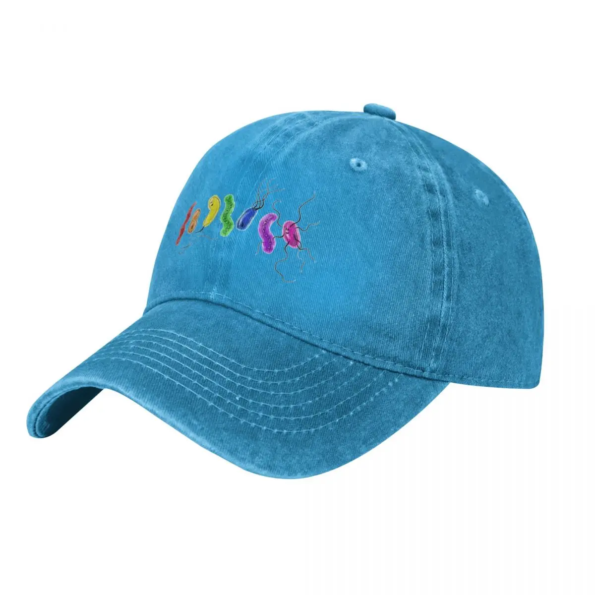 

Pride Rainbow Bacteria Baseball Cap western Hat fishing hat Sunscreen For Women 2025 Men's